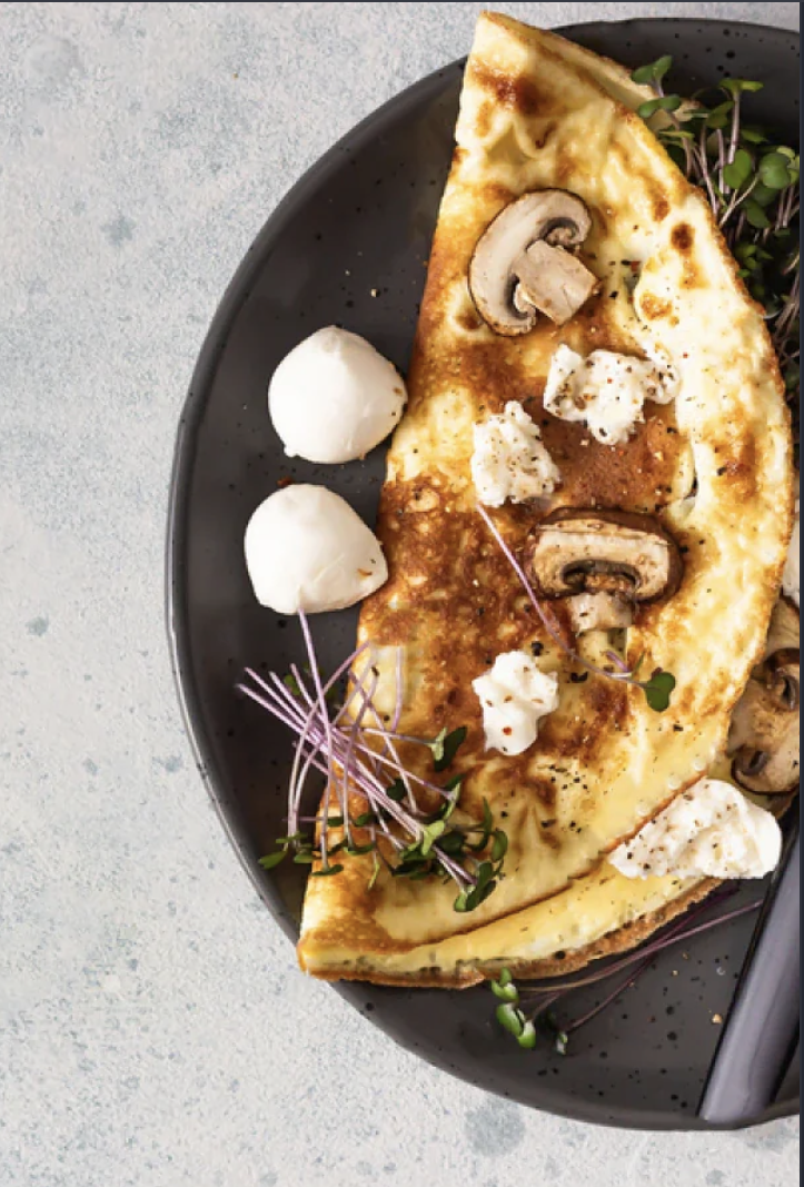 Salade crunchy, truite fumée et légumes glacés au Mélange crunchy